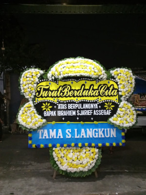 Papan Bunga Duka di Margatani